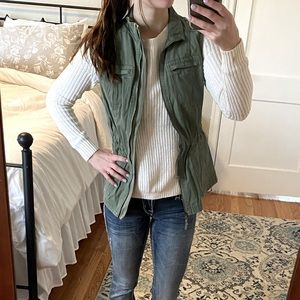 Army green vest